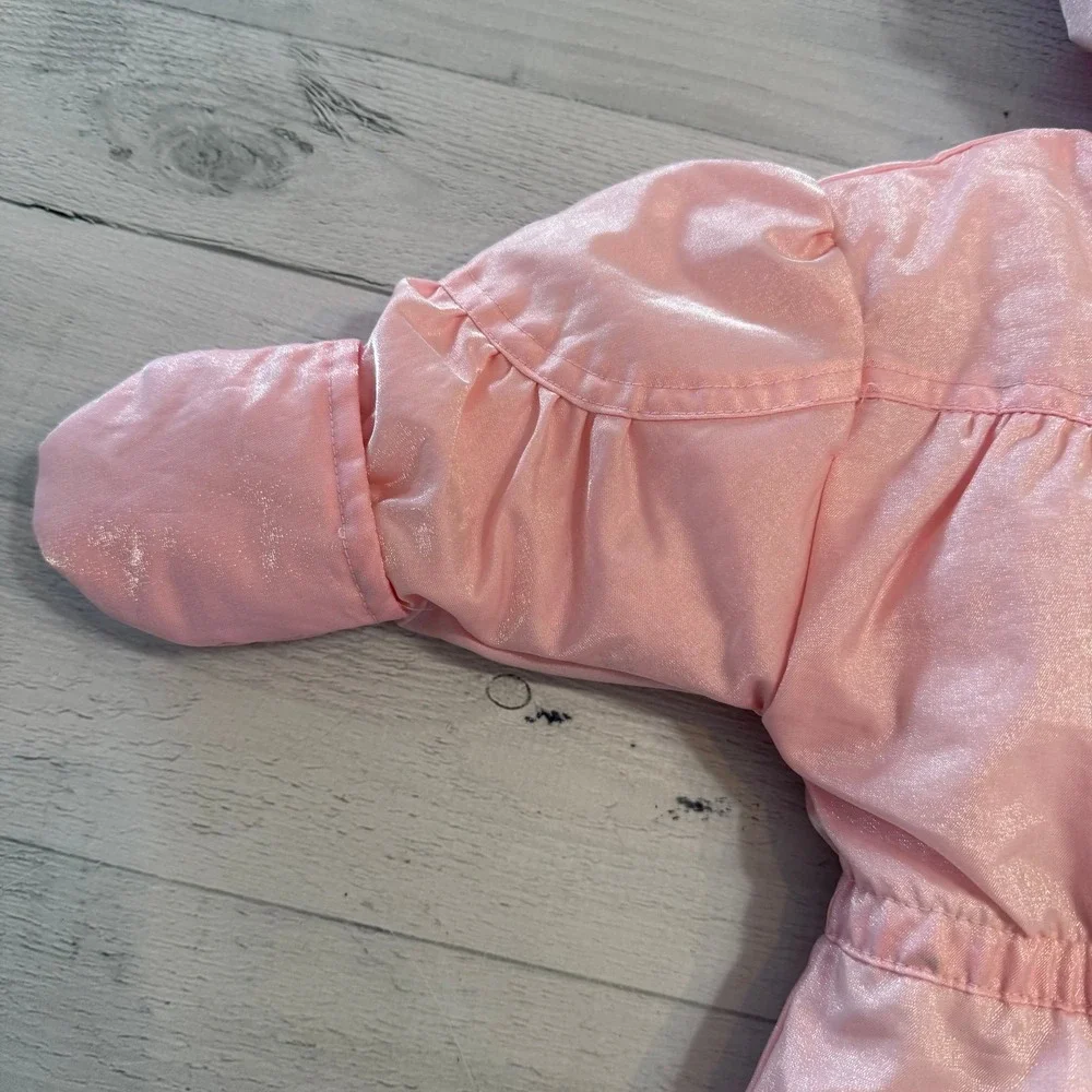 OshKosh B'Gosh baby girls pink shimmer bunting snowsuit 6/9‎ months